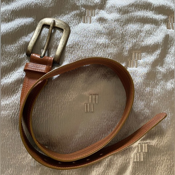 Brown Leather Belt - Picture 1 of 3